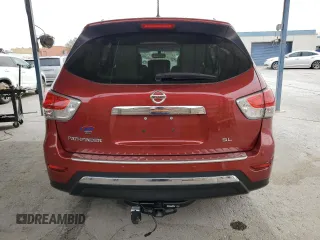 2015 Nissan Pathfinder SV with VIN 5N1AR2MN9FC600501, listed as a Copart auction lot 48445715 with 51,415 mi miles and Salvage Title. Bid and sale history available at carsss.com. Image 6.