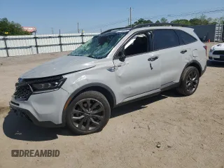 2023 Kia Sorento X-Line SX Prestige z VIN 5XYRKDLF3PG168325, wystawiony jako Copart lot #53758685 z przebiegiem 47 642 mil mil oraz Szkoda całkowita • Salvage title. Historia ofert i sprzedaży dostępna na DreamBid. Obrazek 1.