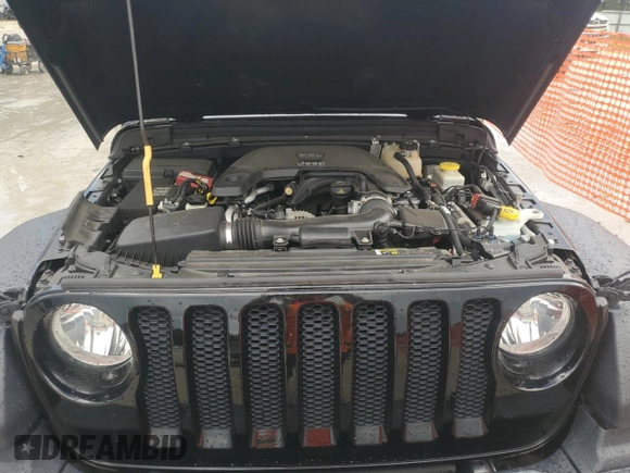 2019 Jeep Wrangler Unlimited Sport S with VIN 1C4HJXDG4KW641619, listed as a Copart auction lot 62551685 with 69,731 mi miles and Non repairable. Bid and sale history available at DreamBid. Image 12.