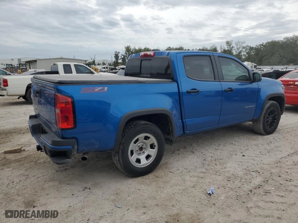 2021 Chevrolet Colorado 2WD Z71 with VIN 1GCGSDEN0M1161985, listed as a Copart auction lot 81126254 with 59,932 mi miles and Salvage Title. Bid and sale history available at carsss.com. Image 3.