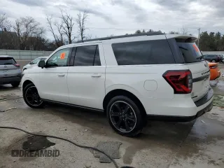 2024 Ford Expedition Max Limited с VIN 1FMJK2A80REA58913, выставлен на аукционе Copart как лот 53850555 с пробегом 8 480 миль миль и Списание • Salvage title. История ставок и продаж доступна на DreamBid. Изображение 2.