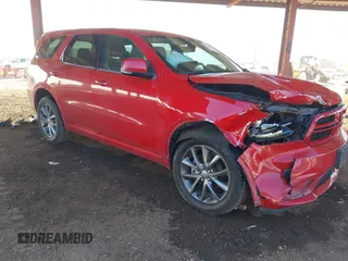 2017 Dodge Durango GT with VIN 1C4RDJDG5HC732918, listed as a IAAI auction lot 41263126 with 165,160 mi miles and . Bid and sale history available at carsss.com. Image 1.