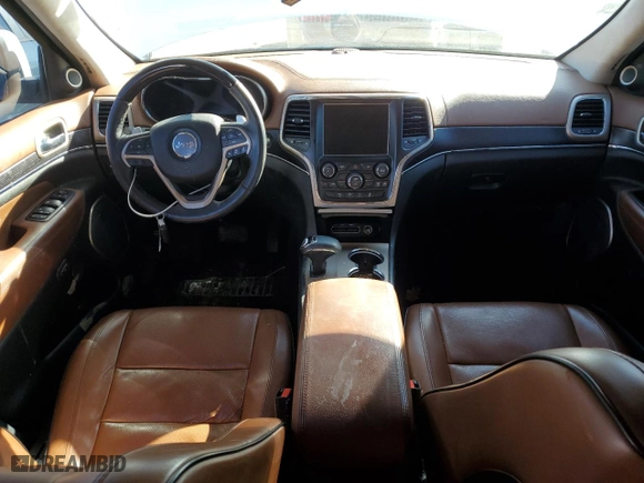 2015 Jeep Grand Cherokee Summit with VIN 1C4RJFJG9FC230372, listed as a Copart auction lot 46185415 with 144,242 mi miles and Salvage Title. Bid and sale history available at carsss.com. Image 8.