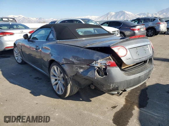 2007 Jaguar XK with VIN SAJWA44B075B11126, listed as a Copart auction lot 88686925 with 116,760 mi miles and Salvage Title. Bid and sale history available at carsss.com. Image 2.