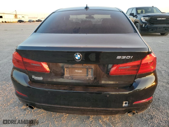 2019 BMW 5 Series 530i with VIN WBAJA5C5XKWW08160, listed as a Copart auction lot 47485675 with 57,909 mi miles and Clean Title. Bid and sale history available at carsss.com. Image 6.