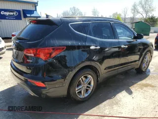 2017 Hyundai Santa Fe 2.4L z VIN 5XYZU3LB5HG392277, wystawiony jako Copart lot #51601765 z przebiegiem 81 943 mil mil oraz Szkoda całkowita • Salvage title. Historia ofert i sprzedaży dostępna na DreamBid. Obrazek 3.