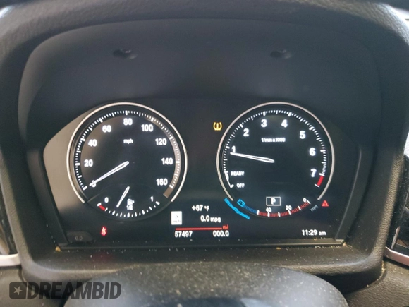 2021 BMW X1 sDrive28i z VIN WBXJG7C04M5S68209, wystawiony jako Copart lot #52099115 z przebiegiem 57 497 mil mil oraz Szkody całkowita. Historia ofert i sprzedaży dostępna na DreamBid. Obrazek 9.