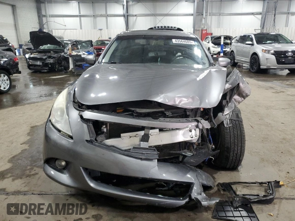 2011 Infiniti G25 x with VIN JN1DV6AR4BM651276, listed as a Copart auction lot 43564085 with 132,576 mi miles and Salvage Title. Bid and sale history available at DreamBid. Image 5.