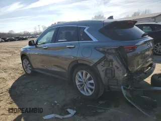 2019 Infiniti QX50 Essential with VIN 3PCAJ5M33KF117370, listed as a Copart auction lot 46537675 with 65,209 mi miles and Salvage Title. Bid and sale history available at DreamBid. Image 2.