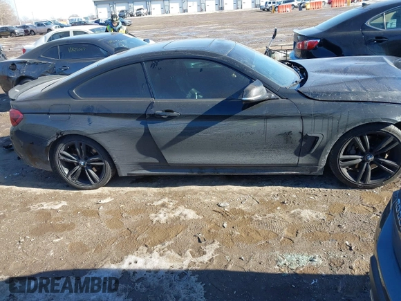 2014 BMW 4 Series 435i with VIN WBA3R1C53EK190482, listed as a IAAI auction lot 41421081 with 118,383 mi miles and . Bid and sale history available at carsss.com. Image 13.