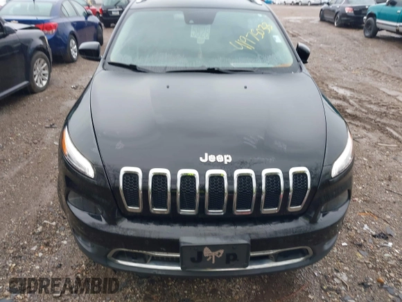 2015 Jeep Cherokee Limited with VIN 1C4PJMDS4FW698875, listed as a IAAI auction lot 41975033 with 163,580 mi miles. Bid and sale history available at carsss.com. Image 12.