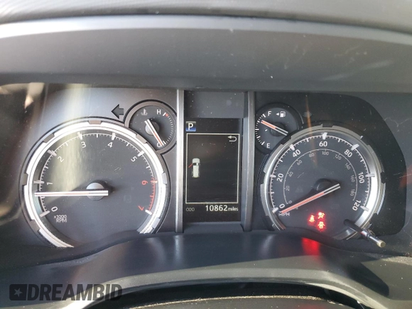 2023 Toyota 4Runner TRD Pro with VIN JTELU5JR1P6153579, listed as a Copart auction lot 47259205 with 10,862 mi miles and Salvage title. Bid and sale history available at DreamBid. Image 9.