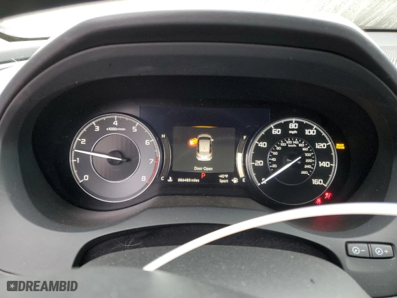 2019 Acura RDX w/Technology Pkg with VIN 5J8TC1H5XKL007583, listed as a Copart auction lot 50023455 with 86,463 mi miles and Salvage Title. Bid and sale history available at carsss.com. Image 9.