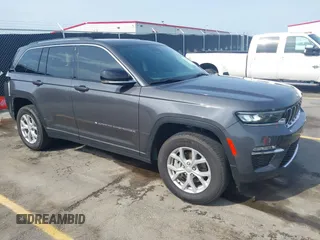 2023 Jeep Grand Cherokee Limited with VIN 1C4RJGBG5PC648630, listed as a IAAI auction lot 42263915 with 24,976 mi miles and . Bid and sale history available at DreamBid. Image 1.
