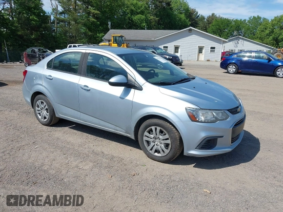 2017 Chevrolet Sonic LS with VIN 1G1JB5SHXH4147759, listed as a IAAI auction lot 42293433 with 167,747 mi miles and . Bid and sale history available at DreamBid. Image 1.