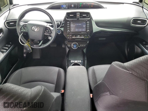 2020 Toyota Prius LE z VIN JTDKARFP6L3129457, wystawiony jako Copart lot #58416195 z przebiegiem 90 326 mil mil oraz Szkoda całkowita • Salvage title. Historia ofert i sprzedaży dostępna na DreamBid. Obrazek 8.