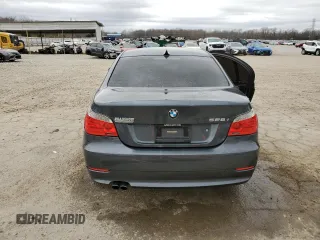 2010 BMW 5 Series 528i with VIN WBANU5C51AC127674, listed as a Copart auction lot 48110725 with 147,262 mi miles and Salvage Title. Bid and sale history available at carsss.com. Image 6.