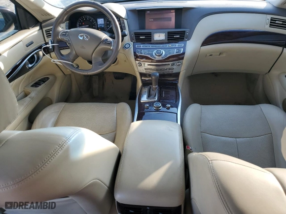 2015 Infiniti Q70L with VIN JN1BY1PR6FM831924, listed as a Copart auction lot 71716394 with 206,315 mi miles and Salvage Title. Bid and sale history available at carsss.com. Image 8.