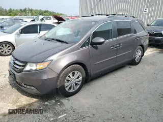 2016 Honda Odyssey EX z VIN 5FNRL5H46GB073470, wystawiony jako Copart lot #59473535 z przebiegiem 84 866 mil mil oraz Nie do naprawy • Non repairable. Historia ofert i sprzedaży dostępna na DreamBid. Obrazek 1.