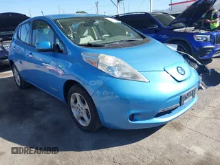 2011 Nissan LEAF SL-e with VIN JN1AZ0CP5BT007243, listed as a IAAI auction lot 41656364 with 36,042 mi miles. Bid and sale history available at carsss.com. Image 1.