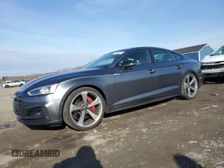 2019 Audi S5 Sportback Prestige z VIN WAUC4CF55KA053809, wystawiony jako Copart lot #47548115 z przebiegiem 55 526 mil mil oraz Szkoda całkowita • Salvage title. Historia ofert i sprzedaży dostępna na DreamBid. Obrazek 1.