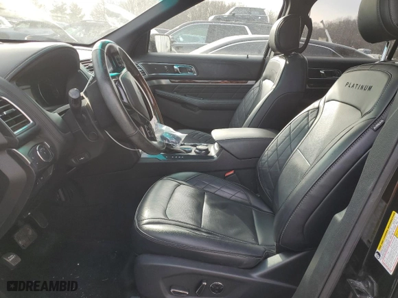 2016 Ford Explorer Platinum with VIN 1FM5K8HT3GGC45787, listed as a Copart auction lot 87901065 with 50,174 mi miles and Salvage Title. Bid and sale history available at carsss.com. Image 7.