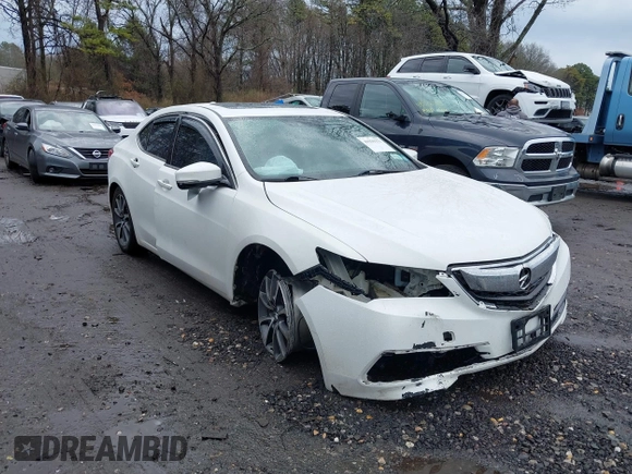 2017 Acura TLX V6 w/Technology Pkg with VIN 19UUB3F53HA001702, listed as a IAAI auction lot 41929371 with 85,086 mi miles. Bid and sale history available at carsss.com. Image 13.