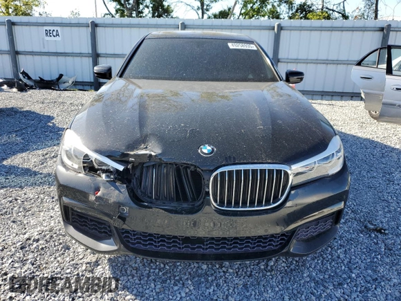 2016 BMW 7 Series 740i with VIN WBA7E2C52GG504096, listed as a Copart auction lot 49258935 with 111,267 mi miles and Salvage Title. Bid and sale history available at carsss.com. Image 5.