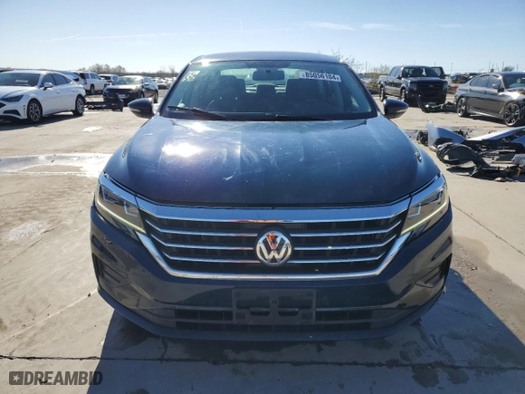 2020 Volkswagen Passat 2.0T S with VIN 1VWAA7A34LC013742, listed as a Copart auction lot 85056104 with 56,595 mi miles and Salvage Title. Bid and sale history available at carsss.com. Image 5.