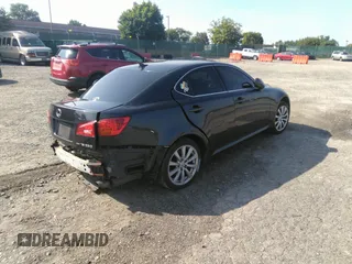 2007 Lexus IS 250 with VIN JTHCK262175011788, listed as a IAAI auction lot 39887880 with 210,537 mi miles. Bid and sale history available at carsss.com. Image 4.
