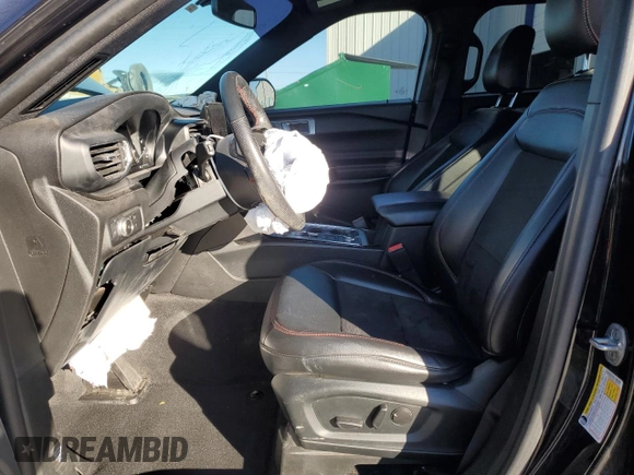 2022 Ford Explorer ST-Line with VIN 1FMSK8KHXNGB62720, listed as a Copart auction lot 82442754 with 61,346 mi miles and Salvage Title. Bid and sale history available at carsss.com. Image 7.