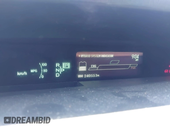 2011 Toyota Prius I with VIN JTDKN3DU3B0318495, listed as a IAAI auction lot 41945115 with 240,553 mi miles and . Bid and sale history available at DreamBid. Image 7.