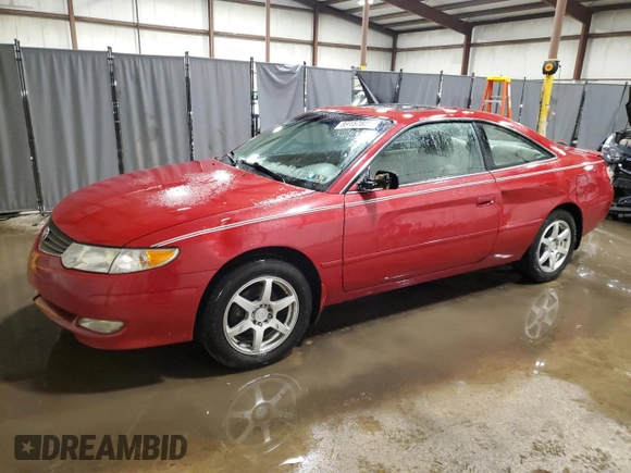2003 Toyota Solara SE with VIN 2T1CE22P43C025496, listed as a Copart auction lot 89157825 with 104,722 mi miles and Salvage Title. Bid and sale history available at carsss.com. Image 1.