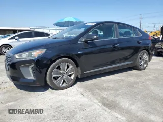 2018 Hyundai Ioniq Limited with VIN KMHC05LC4JU064810, listed as a Copart auction lot 63063285 with 201,742 mi miles and Salvage title. Bid and sale history available at DreamBid. Image 1.
