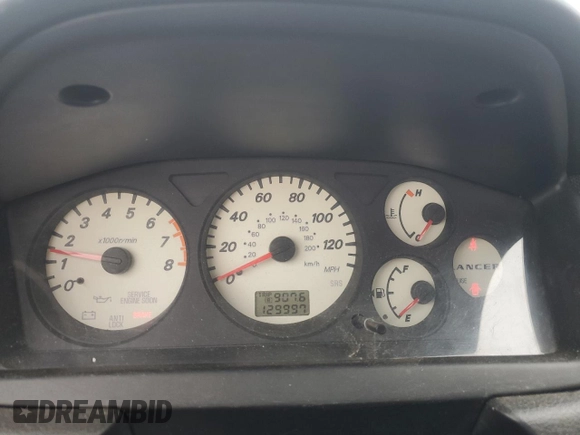 2005 Mitsubishi Lancer with VIN JA3AJ66F85U022407, listed as a Copart auction lot 46524295 with 129,997 mi miles and Salvage Title. Bid and sale history available at DreamBid. Image 9.