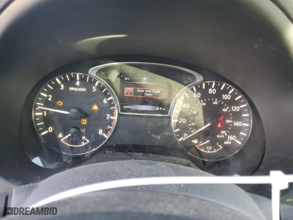 2017 Nissan Altima 2.5 SL with VIN 1N4AL3APXHC193203, listed as a Copart auction lot 44427765 with 121,015 mi miles and Salvage Title. Bid and sale history available at carsss.com. Image 9.