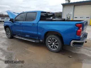 2022 Chevrolet Silverado 1500 LT with VIN 3GCUDDEDXNG595743, listed as a Copart auction lot 84348264 with Not Provided miles and Salvage Title. Bid and sale history available at DreamBid. Image 2.