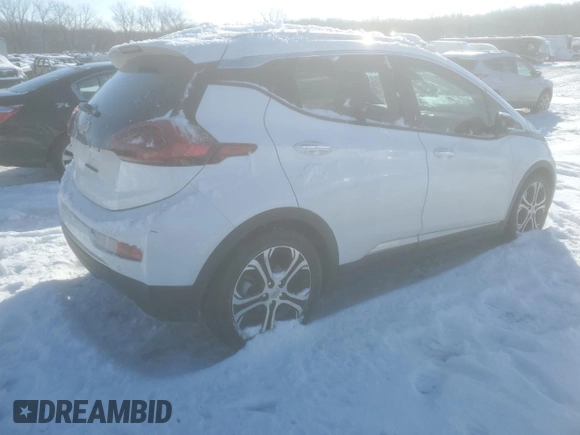 2021 Chevrolet Bolt EV Premier z VIN 1G1FZ6S03M4110032, wystawiony jako Copart lot #87728345 z przebiegiem 34 248 mil mil oraz Szkoda całkowita • Salvage title. Historia ofert i sprzedaży dostępna na DreamBid. Obrazek 3.