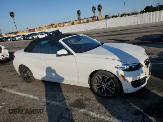 2020 BMW 2 Series 230i with VIN WBA2M7C05L7F00152, listed as a Copart auction lot 42153435 with 25,690 mi miles and Salvage Title. Bid and sale history available at carsss.com. Image 4.