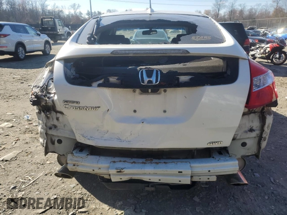 2010 Honda Accord Crosstour EX-L with VIN 5J6TF2H54AL003307, listed as a Copart auction lot 82148164 with 126,267 mi miles and Salvage Title. Bid and sale history available at carsss.com. Image 6.
