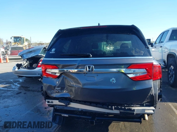 2019 Honda Odyssey EX-L with VIN 5FNRL6H70KB079516, listed as a IAAI auction lot 41857013 with 248,457 mi miles. Bid and sale history available at carsss.com. Image 17.