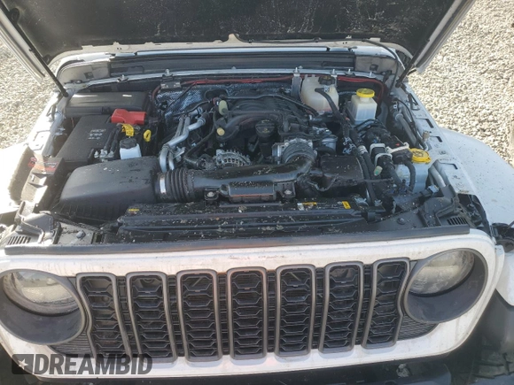 2024 Jeep Gladiator Sport с VIN 1C6JJTAG5RL113296, выставлен на аукционе Copart как лот 52172315 с пробегом 35 463 миль миль и Списание • Salvage title. История ставок и продаж доступна на DreamBid. Изображение 11.