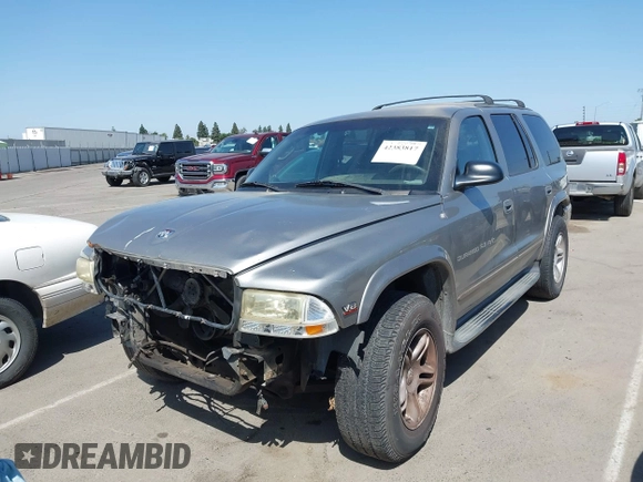 2000 Dodge Durango with VIN 1B4HS28Z0YF244622, listed as a IAAI auction lot 42383817 with 216,543 mi miles and . Bid and sale history available at DreamBid. Image 2.