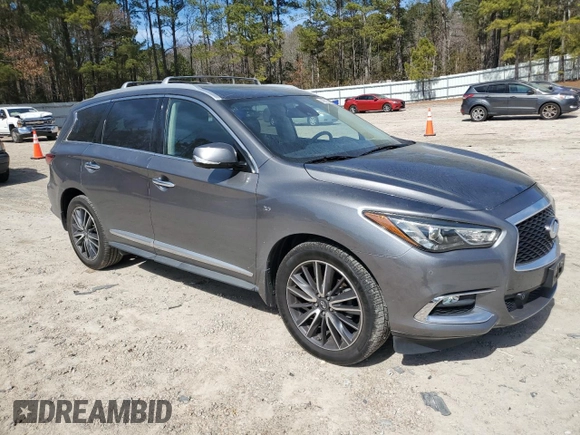 2019 Infiniti QX60 Luxe z VIN 5N1DL0MN0KC509856, wystawiony jako Copart lot #46816455 z przebiegiem 78 961 mil mil oraz Szkoda całkowita • Salvage title. Historia ofert i sprzedaży dostępna na DreamBid. Obrazek 4.