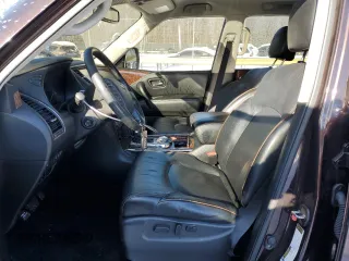 2020 Nissan Armada SL with VIN JN8AY2NCXL9619950, listed as a Copart auction lot 87454064 with 112,086 mi miles and Salvage Title. Bid and sale history available at carsss.com. Image 7.