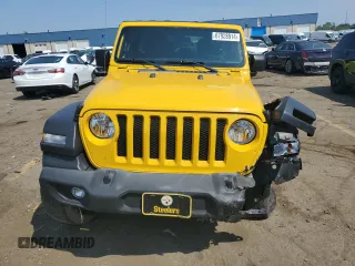 2020 Jeep Wrangler Unlimited Willys z VIN 1C4HJXDG1LW265611, wystawiony jako Copart lot #67928914 z przebiegiem 73 516 mil mil oraz Szkoda całkowita • Salvage title. Historia ofert i sprzedaży dostępna na DreamBid. Obrazek 5.