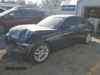 2018 BMW 3 Series 320i with VIN WBA8E1G55JNU91579, listed as a Copart auction lot 83793104 with 66,218 mi miles and Salvage Title. Bid and sale history available at carsss.com. Image 1.