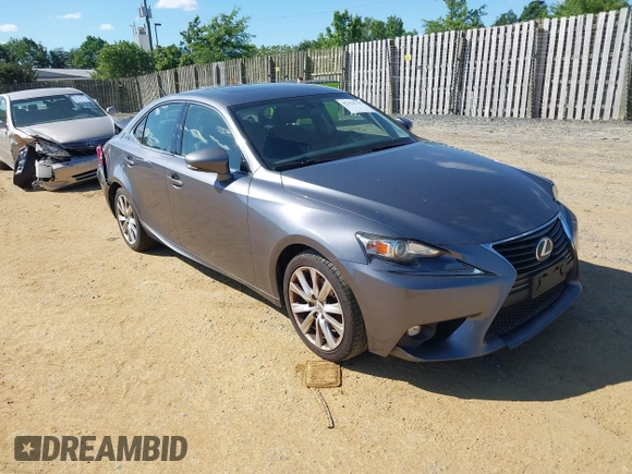 2015 Lexus IS 250 with VIN JTHBF1D27F5076348, listed as a IAAI auction lot 42322715 with 169,582 mi miles and . Bid and sale history available at DreamBid. Image 1.