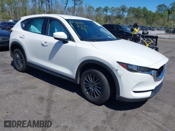 2020 Mazda CX-5 Sport with VIN JM3KFABM9L0828959, listed as a IAAI auction lot 41814085 with 15,344 mi miles. Bid and sale history available at carsss.com. Image 1.