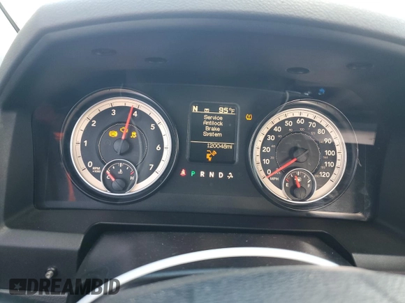 2014 Ram 1500 Lone Star z VIN 1C6RR6LG6ES398021, wystawiony jako Copart lot #72802014 z przebiegiem 120 048 mil mil oraz Szkoda całkowita • Salvage title. Historia ofert i sprzedaży dostępna na DreamBid. Obrazek 9.